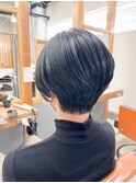 大人可愛い20代30代40代ベリーショート丸みショート◎