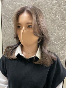 エースハバナ 渋谷(1 HAVANA) くびれ巻き/韓国風/ヨシンモリ/ベージュカラー/イルミナ