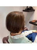 お手入れ簡単ボブ