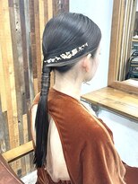 リッカ(RICCA)&nbsp;【ヘアセット】タイトポニーテールアレンジ♪