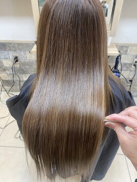 リアン(Lien) 髪質改善カラー/艶々ベージュ