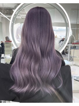 ガガ 心斎橋(GAGA) ミルクティーベージュダブルカラーインナーカラーケアブリーチ