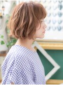 ★デザインカラー大人ハイライトゆるふわボブ10代20代30代★10