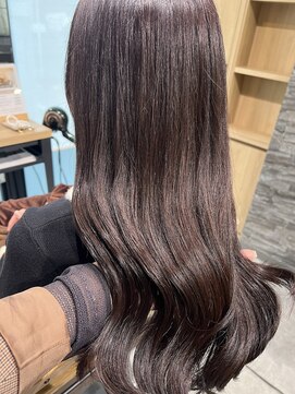 テラスヘア 新潟駅南(TERRACE hair) 【艶髪】春色ラベンダーグレージュ