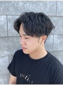 波巻きスパイラルパーマツイストスパイラルパーマシャドウパーマ