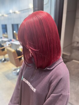 アクト 原宿(ACT) ダブルカラーで作るレッドブラウン