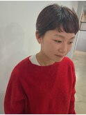 ショートバング×ショートヘア