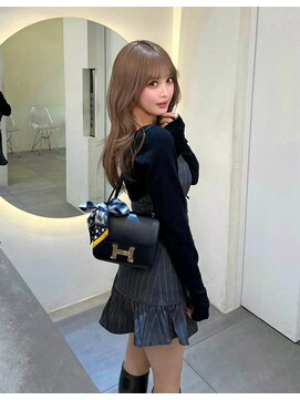 ラル 立川(lar) くびれハイレイヤー_イメチェン美髪外ハネボブホワイトブロンド