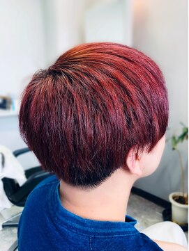 ヘアーフォーカス ダークレッド