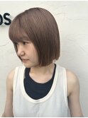 【EUNOS.】ハイトーン×切りっぱなしボブ