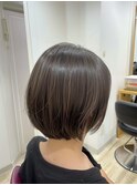 ナチュラルショートボブ