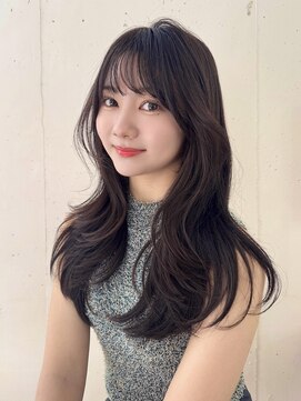 ビーチ(BEACH) 大人ガーリー 似合わせカット ミディアムレイヤーカット 韓国