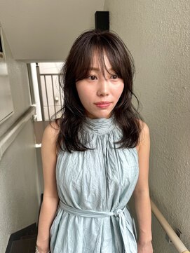 ローレンジウ(LOREN JU) ミディアムヘア/暗めカラー/グランマッシュ/名駅/レイヤーカット