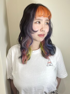 ミモラ(mimola) デザインカラー/個性的カラー/お洒落ヘア