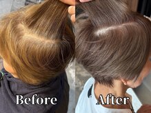 白髪を隠すのではなく活かす白髪ぼかしで透明感カラー