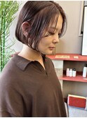 20代30代40台大人美人小顔ブリーチなしレイヤーボブ