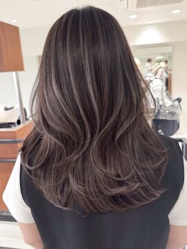 ジルブラン 土浦(JIL BLAN) ハイライトバレイヤージュダブルカラーケアブリーチ20代30代