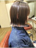 外ハネショート×ハイライトカラー【大宮】