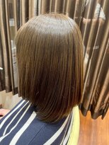 美容室ヒラトヤ 都南店&nbsp;30代40代大人キレイレイヤーミディ×透明感マロンブラウン