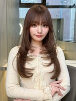 グローアイヴィ 大宮(GLROW IVY)&nbsp;グレーブラウン似合わせカット/バタフライカット/ダークアッシュ