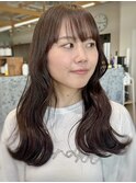 柔らか透明感/ブリーチなし/オリーブブラウン/大阪梅田