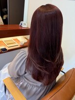 マーリャヘアー(mallia hair)&nbsp;レイヤースタイルレイヤーカットロングレイヤー小顔スタイル