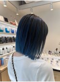 バレイヤージュ×ボブ