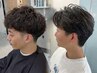  【MANAMI限定】メンズカット+マナミパーマ+クイックスパ(5分)￥13000