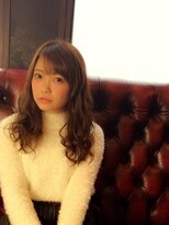 アフ(ahu) ふんわりコテ巻きスタイル