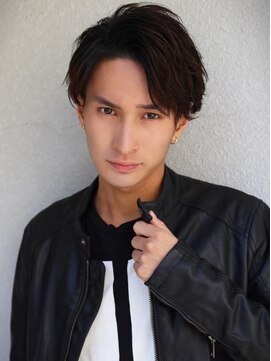 アフロート ディル(AFLOAT D'L) ◆AFLOAT◆サイドパートショートワイルドアップバング　テクノ