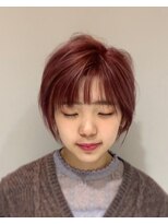 アース 恵比寿店(HAIR&MAKE EARTH)&nbsp;ショートボブ（桃色）