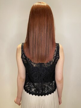 グランドライン(GRAND LINE) [GRAND LINE 若宮宣弘] ハイトーンレッドカラー　ロングレイヤー