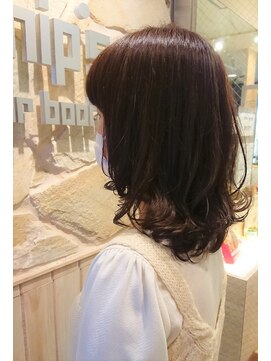 シップス ヘアブース(ship's hair booth) ワンカールテラコッタカラー
