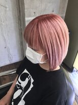 ガルボ ヘアー(garbo hair) #ピンク#ピンクムラサキ#ピンクヘアー