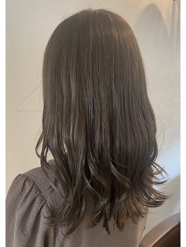 フレア 心 武庫之荘(flare) オリーブグレージュ＊ゆるふわミディ