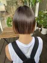 ダブル(W)&nbsp;【hair salon W】ぱっつんボブ