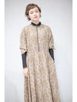 アッシュ 池袋店(Ash)&nbsp;前髪がオシャレ☆ゆるふわボブ　　＃池袋駅