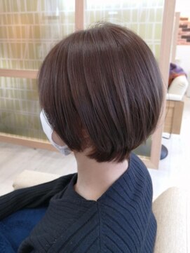 アドラーブル はなみずき店(adorable) 20代30代艶髪♪抜け感大人可愛いショート丸みグレージュ