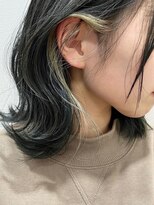 シオンヘアー(sion hair) 20代30代大人可愛い透明感インナーカラーくびれ外ハネボブ