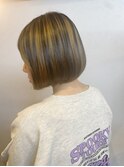 デザイン性抜群♪切りっぱなしボブ