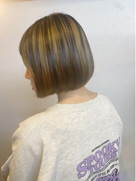 ボンドヘアーアンドスタイル(bond hair&style) デザイン性抜群♪切りっぱなしボブ