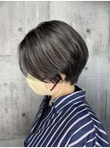 [yuuki]白髪ぼかし/ハイライトカラー/バレイヤージュ/ショート