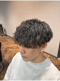波巻きツイスパ ツイストスパイラル 福岡メンズパーマ