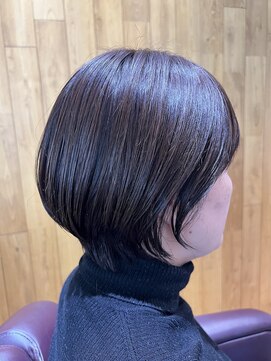 チアー ヘアリラクゼーション(cheer HAIRRELAXATION) 簡単スタイリングショートボブ