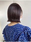ぱつっとボブ