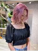 ピンクミルクティーベージュ人気レイヤーケアブリーチハイトーン