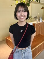 ロジェ(loje)&nbsp;ボブスタイル/シースルー前髪/オリーブグレージュ