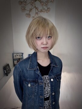 キイ 原宿 表参道(K.e.y) ショートレイヤー／ハイトーンショート／ブリーチショート