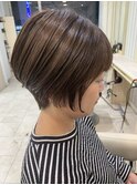 30代40代50代耳かけショート前髪ありハンサムショートカット小顔