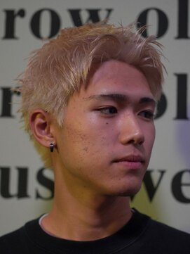 ノーエン(noen) ビジネスショートメンズマッシュツイストパーマツーブロック